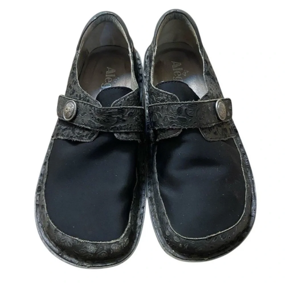 Alegria Black‎ Slip-On Shoes women 7.5